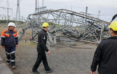 Отключения в четырех областях - Укрэнерго