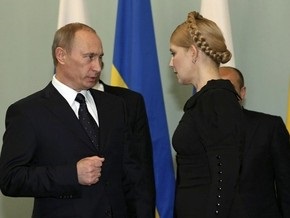 Тимошенко и Путин договорились о транзите газа и переходе Украины на рыночную цену