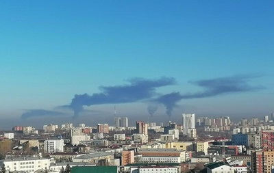 В Уфі палає НПЗ Башнєфті після атаки дронів