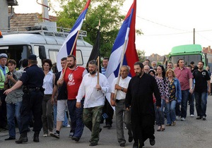 В нескольких сербских городах прошли акции протеста, связанные с арестом Младича