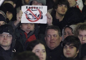 Le Temps: Российское телевидение молчит о протестах