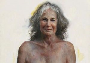 В Великобритании лучшим портретом года признано изображение голой пожилой женщины