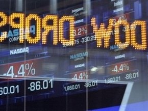 Индекс Dow Jones опустился ниже 8500 пунктов