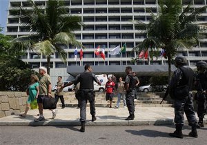 Неизвестные попытались захватить отель в Рио-де-Жанейро