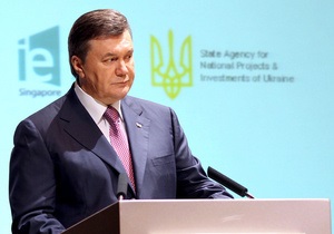 Янукович ожидает, что Украина в этом году станет лучшей по росту ВВП на континенте