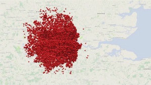 Создана первая интерактивная карта бомбежек Лондона