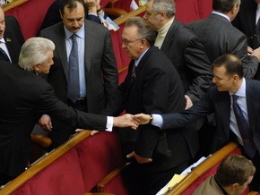БЮТ требует от Ющенко внести представление на увольнение Стельмаха и Шаповалова