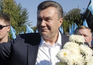 СМИ узнали о программе празднования дня рождения Януковича
