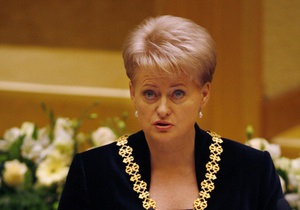 Грибаускайте заявила, что глава литовского МИД использует внешнюю политику в личных целях