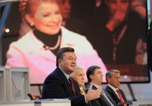Тимошенко назначила Януковичу теледебаты на завтра