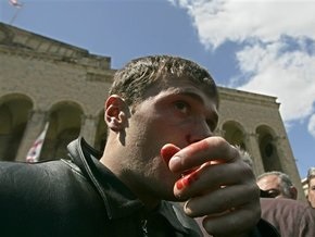 Грузинские оппозиционеры обвиняют МВД в обстреле демонстрантов