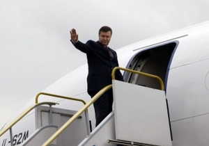 В самолете Януковича отказали двигатели
