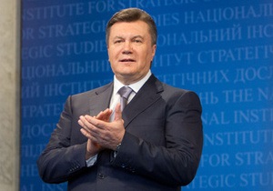 Янукович пожелал украинским спортсменам успехов на Олимпиаде