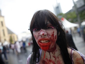 Во Франкфурте прошел парад зомби