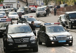 ГАИ: По пути следования кортежа Януковича стало меньше заторов