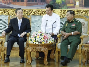 Генсек ООН встретился с лидером военной хунты Мьянмы