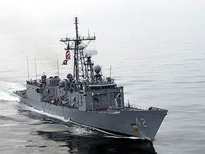 Американский фрегат прибыл из Севастополя в Батуми