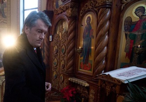 В Тернопольской области еженедельно проводят богослужения за здоровье Ющенко