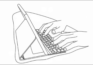 Nokia запатентовала планшет с клавиатурой в виде обложки