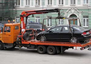ГАИ Киева будет эвакуировать автомобили должников на спецплощадки