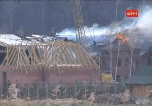 На даче Ющенко под Киевом произошел пожар