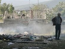 В Гори обстреляли микроавтобус: 13 человек погибли