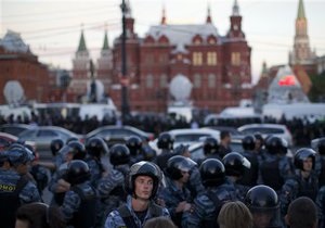 Полиция отпустила всех задержанных в Москве сторонников Навального