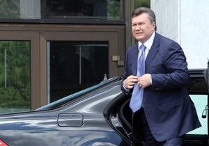 Янукович ездит на работу по новому маршруту