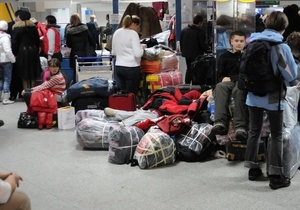 Около 200 украинцев застряли в аэропорту Франкфурта