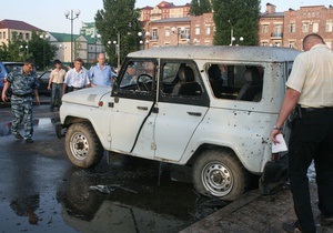 В  Грозном террорист-смертник подорвал себя во время задержания