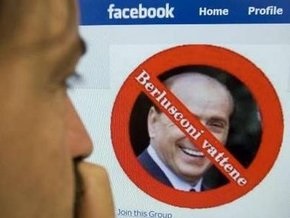 В сети Facebook появились сообщения с призывом убить Берлускони