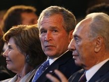 Буш поддержал Израиль в борьбе с террористами и Ираном