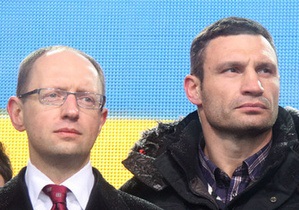 Яценюк и Кличко отреагировали на приговор Луценко
