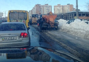 новости Киева - ГАИ - паводки - Столичная ГАИ определила 33 участка дорог, которым грозит подтопление