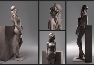 В Сети появились первые изображения скульптуры Эми Уайнхаус