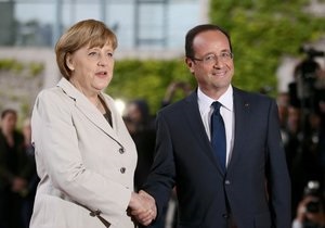 Олланд хочет работать с Германией  на благо Европы 