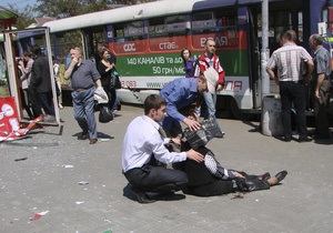 МВД: Организаторы взрывов в Днепропетровске требовали 4,5 млн долларов