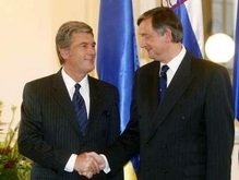 Ющенко поговорил с президентом Словении с глазу на глаз