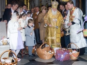 В Пасхальных богослужениях приняли участие более 10 млн украинцев