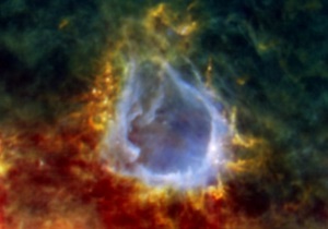 Телескоп Herschel обнаружил в Млечном пути гигантскую протозвезду