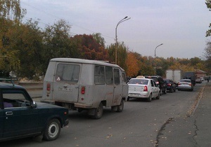 В Луганске во время визита Януковича жителям центральных улиц отключили свет