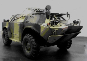 В Сумской области пограничники задержали бронемашину, следовавшую в Россию