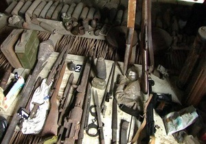 Новости Херсонской области - арсенал оружия - В Херсонской области у местного жителя нашли арсенал оружия