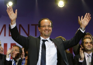 Зарубежные лидеры поздравляют Олланда с победой на выборах президента Франции
