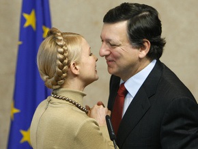 Тимошенко рассказала Баррозу о важности сотрудничества в сфере энергобезопасности