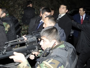 Фотогалерея: Точка обстрела. Саакашвили и Качиньский на линии огня