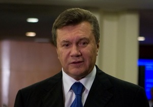 Янукович поздравил машиностроителей с профессиональным праздником