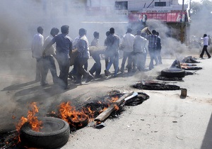Новини Індії - Андхра-Прадеш - Масові страйки в Індії: паралізовано рух, великі перебої у роботі громадських служб