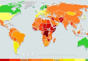 Експерти склали рейтинг нестабільності держав: Росія - у першій сотні, Україна - сто тринадцята