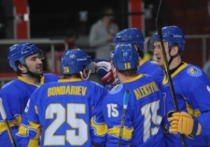 Сборная Украины по хоккею разгромила Литву на Чемпионате мира в Донецке